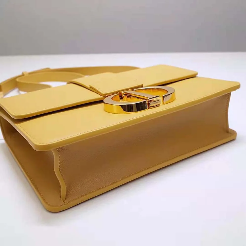 Dior 30 Montaigne Bag Box Calfskin for Women in Yellow Dior 30 Montaigne Bag Box Calfskin for Women in Yellow