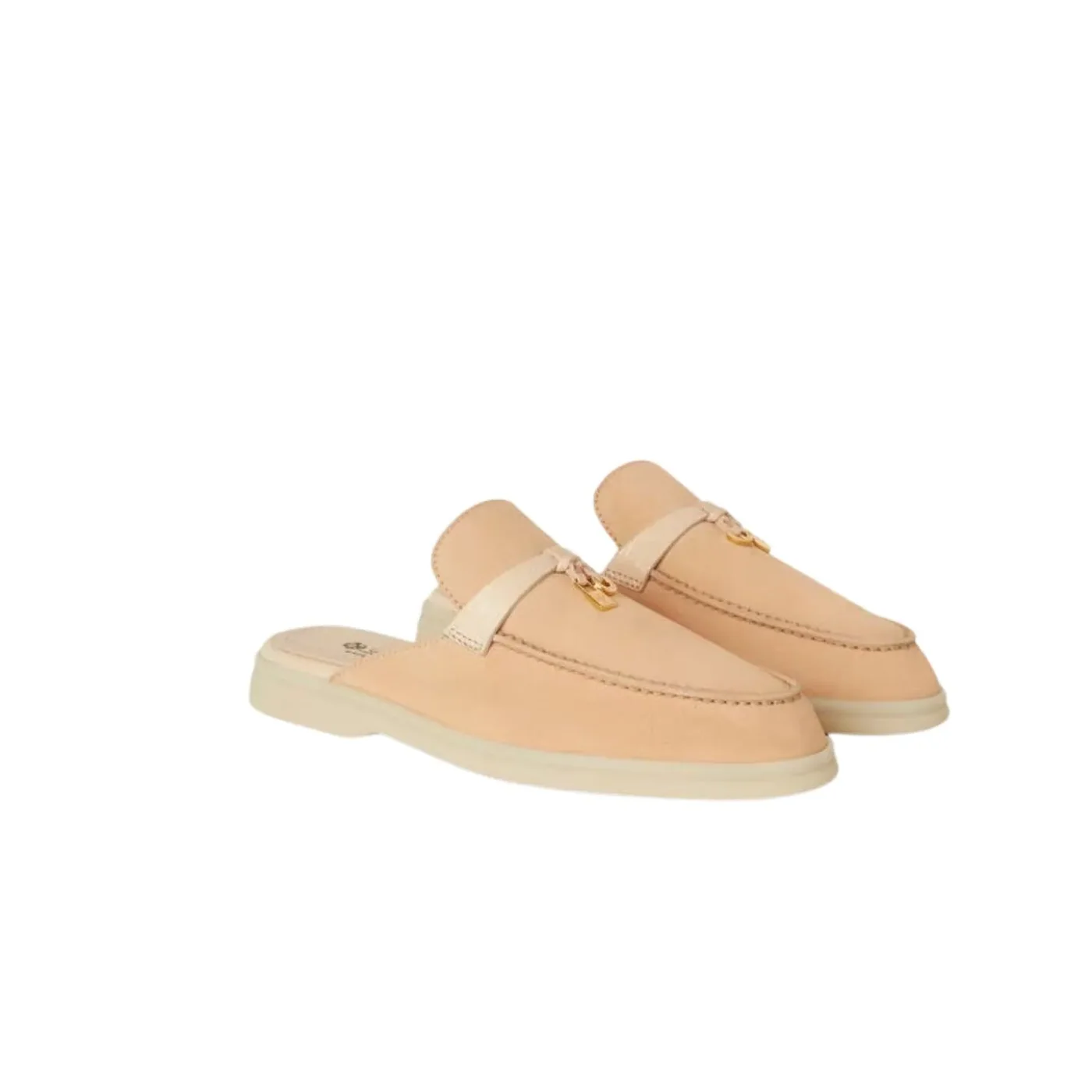 Loro Piana Nautical Charms Walk Babouche Loafers Lemon Meringue - FAM5312 20D2 Loro Piana Nautical Charms Walk Babouche Loafers Lemon Meringue - FAM5312 20D2