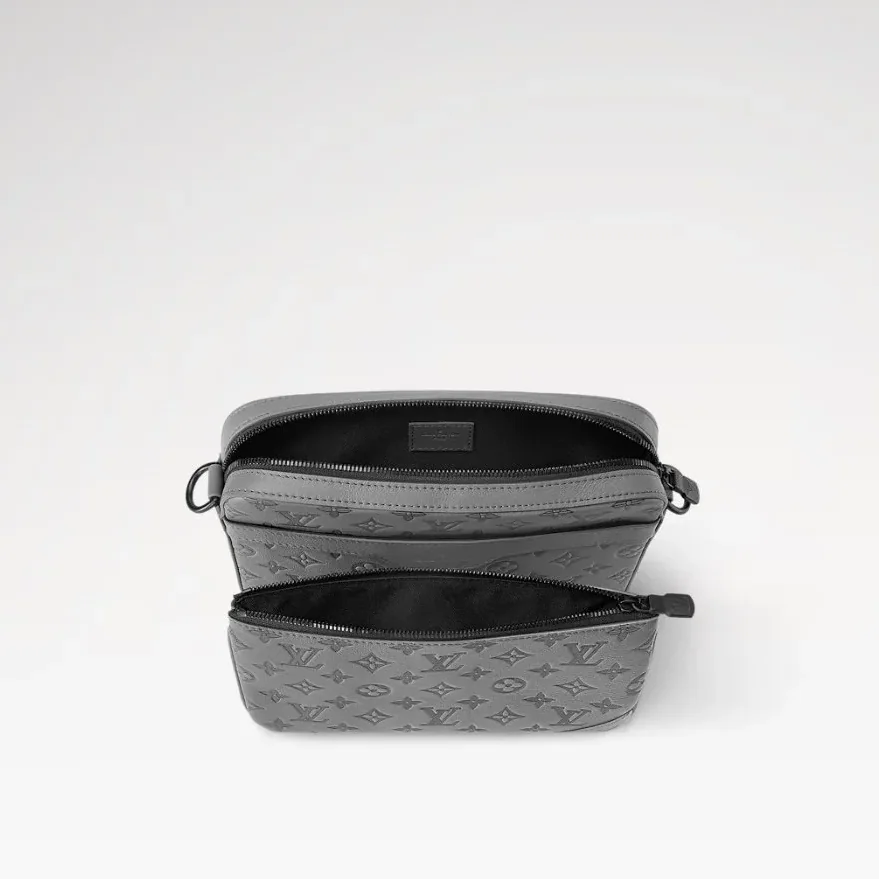 Louis Vuitton Trio Messenger Monogram Shadow By Virgil Ablohs Grey