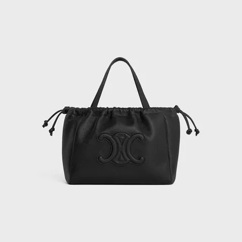 Celine Cuir Triomphe Black Bag .38NO- / 9 Inches