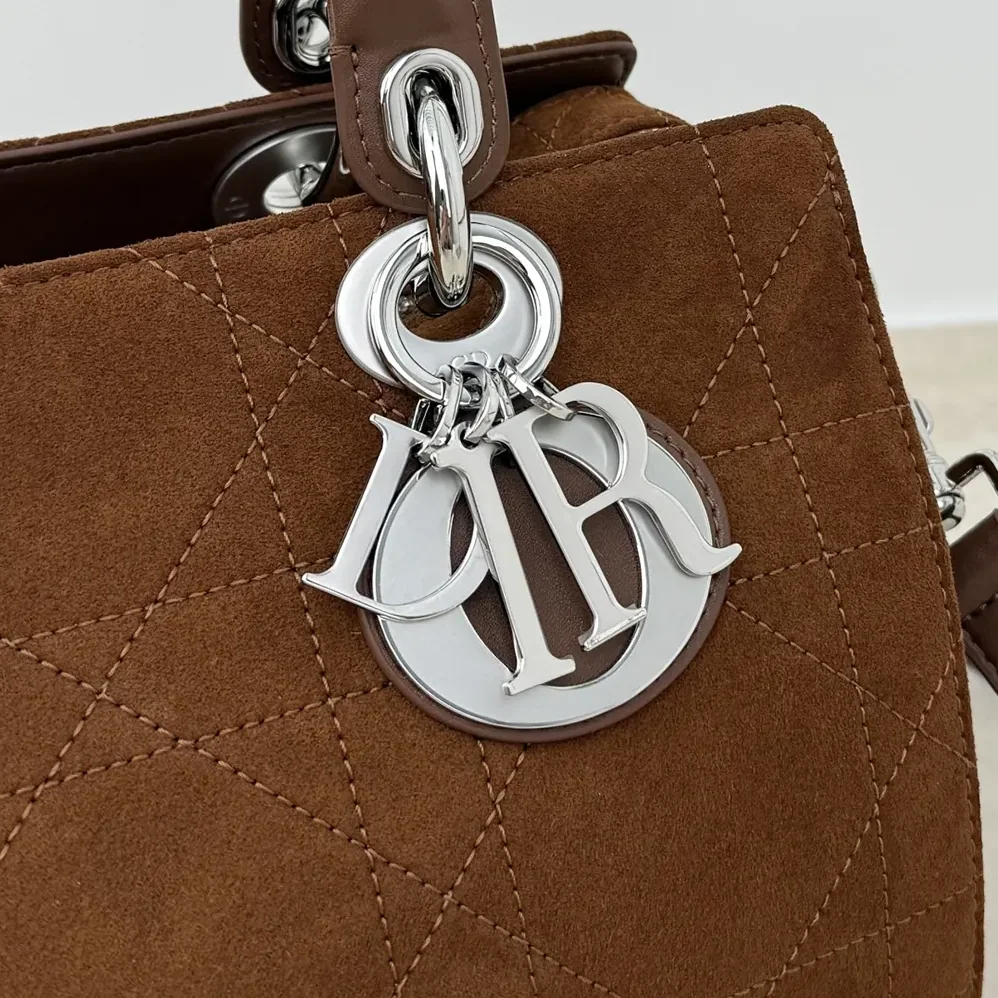 Dior Small Dior Granville Bag Golden Saddle Flat Macrocannage Suede Goatskin for Women Dior Small Dior Granville Bag Golden Saddle Flat Macrocannage Suede Goatskin for Women