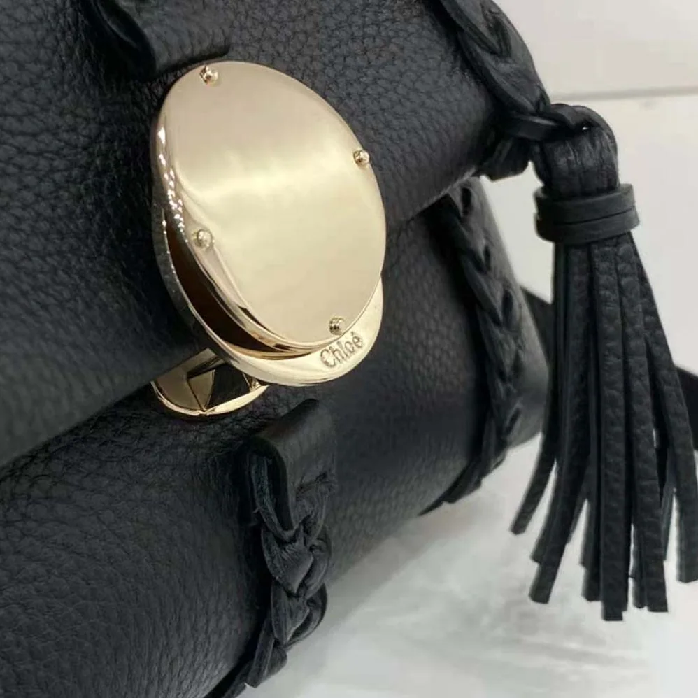 Chloe Penelope Mini Soft Shoulder Bag for Women in Black