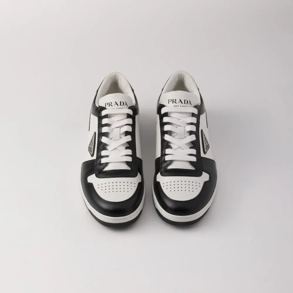 Prada Downtown Leather Sneakers White/Black 2EE364_3LKG_F0T8F_F_D001 Prada Downtown Leather Sneakers White/Black 2EE364_3LKG_F0T8F_F_D001