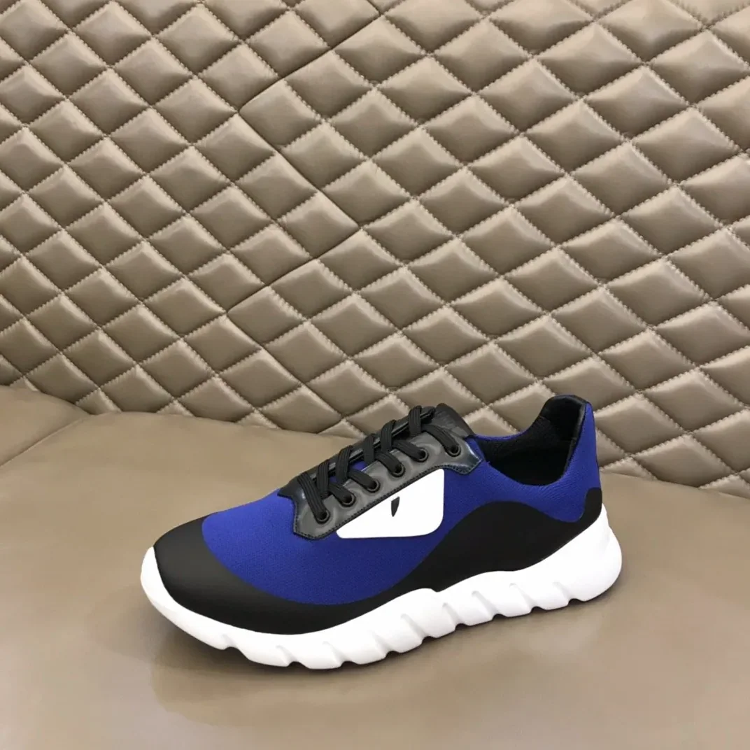 Fendi Force Black in Blue Sneakers