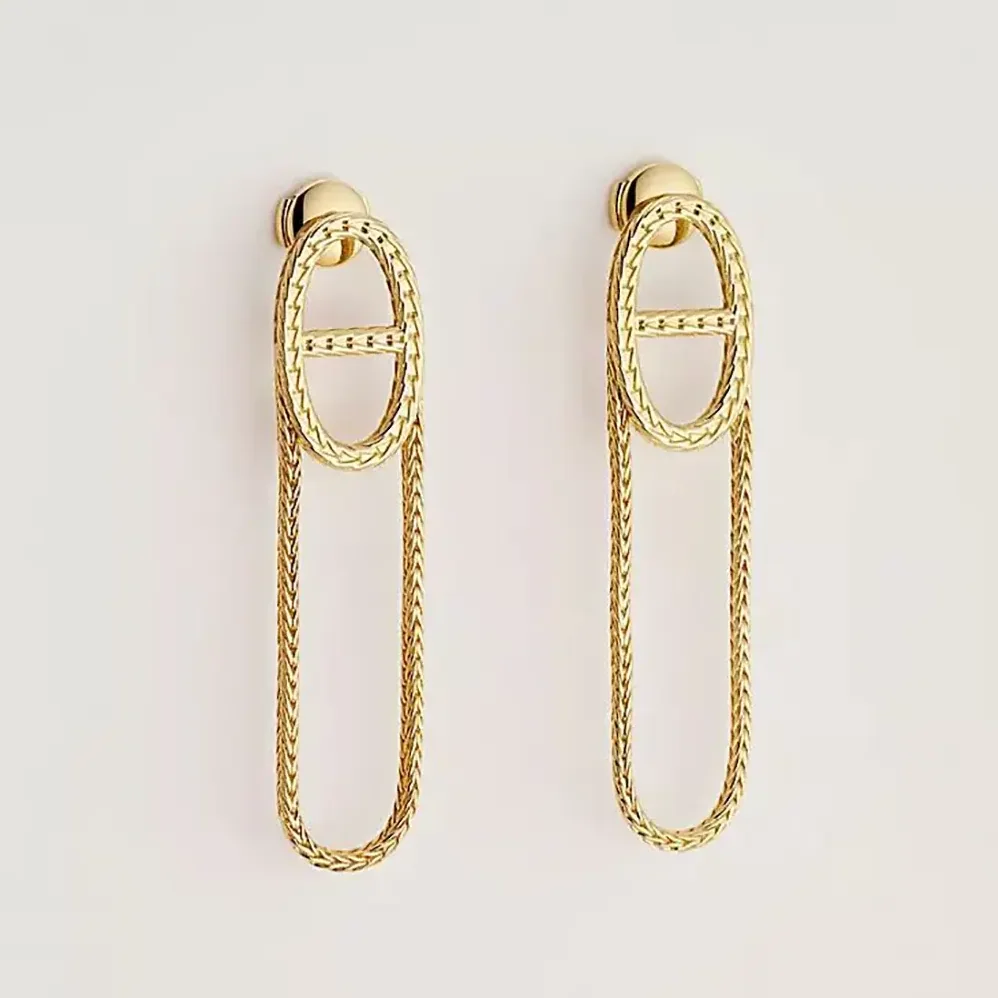 Hermes Chaine D Ancre Danae Earrings H222514Bv00 for Women