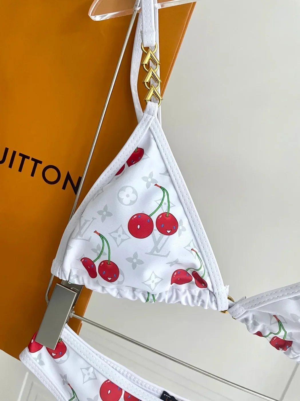 Louis Vuitton LV x TM Cherry Bikini White Monogram Cerises