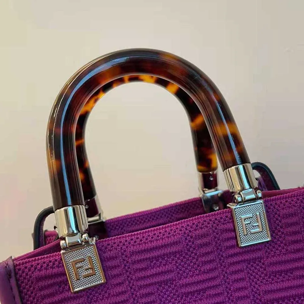 Fendi Mini Sunshine Shopper Purple FF Fabric Mini for Women in Bag Fendi Mini Sunshine Shopper Purple FF Fabric Mini for Women in Bag