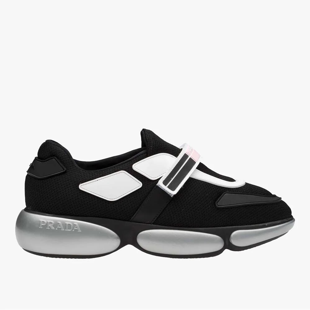 Prada Shoes Cloudbust Sneakers 40 mm Rubber Sole for Women in Black
