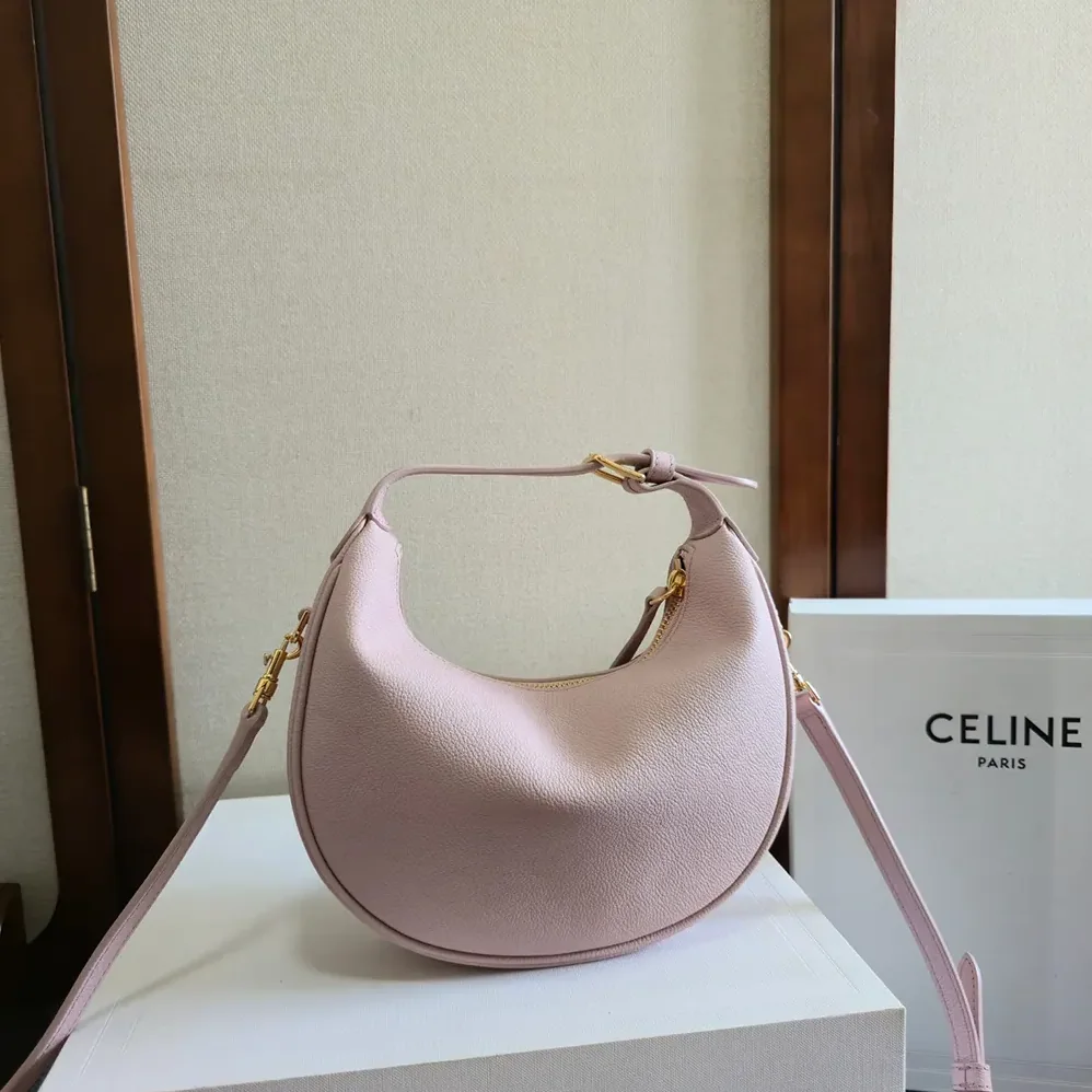 Celine Teen Celine Lulu in Grained Calfskin for Women in Pink Celine Teen Celine Lulu in Grained Calfskin for Women in Pink