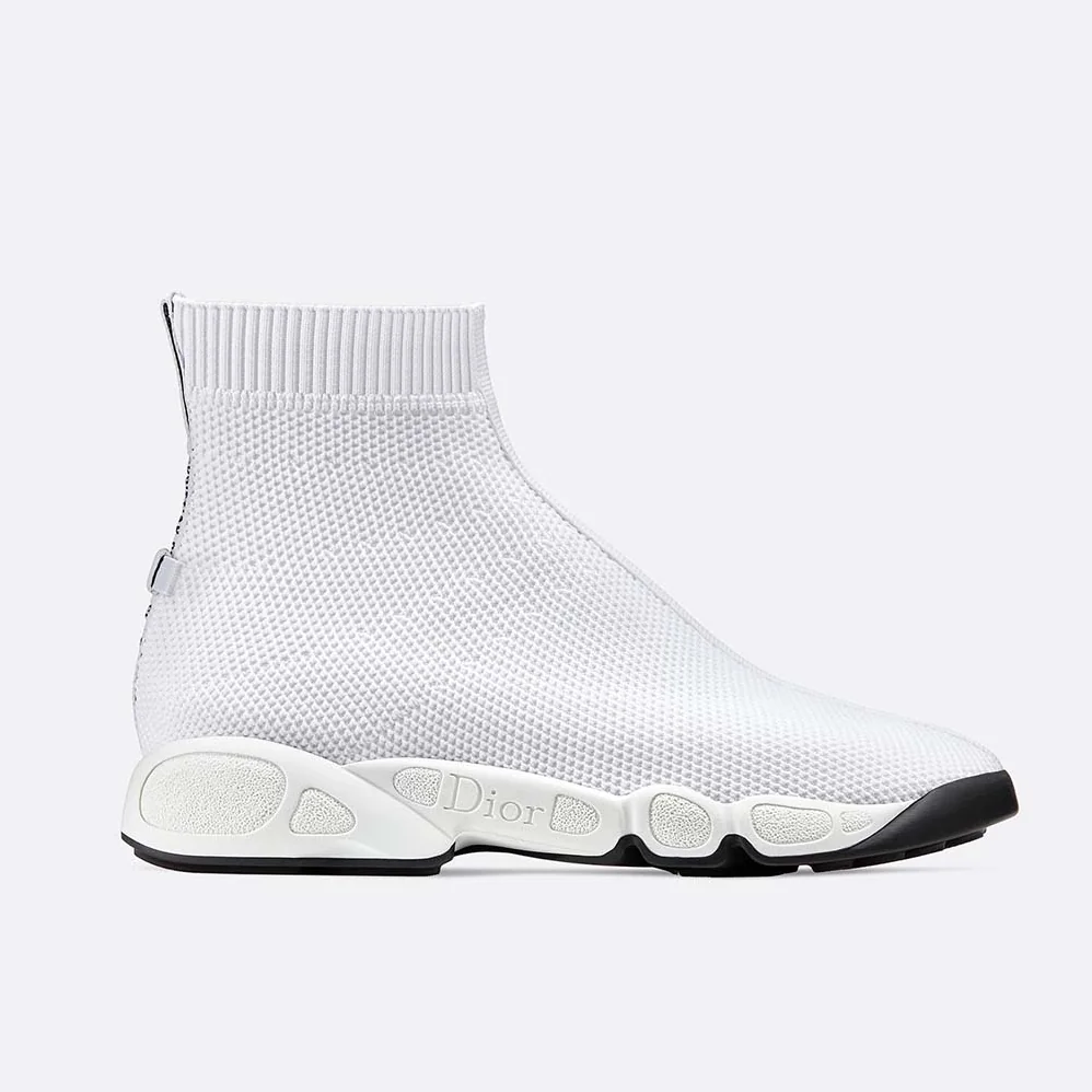 Dior Dior Fusion Technical Canvas High-Top Sneaker for Women in White Dior Dior Fusion Technical Canvas High-Top Sneaker for Women in White