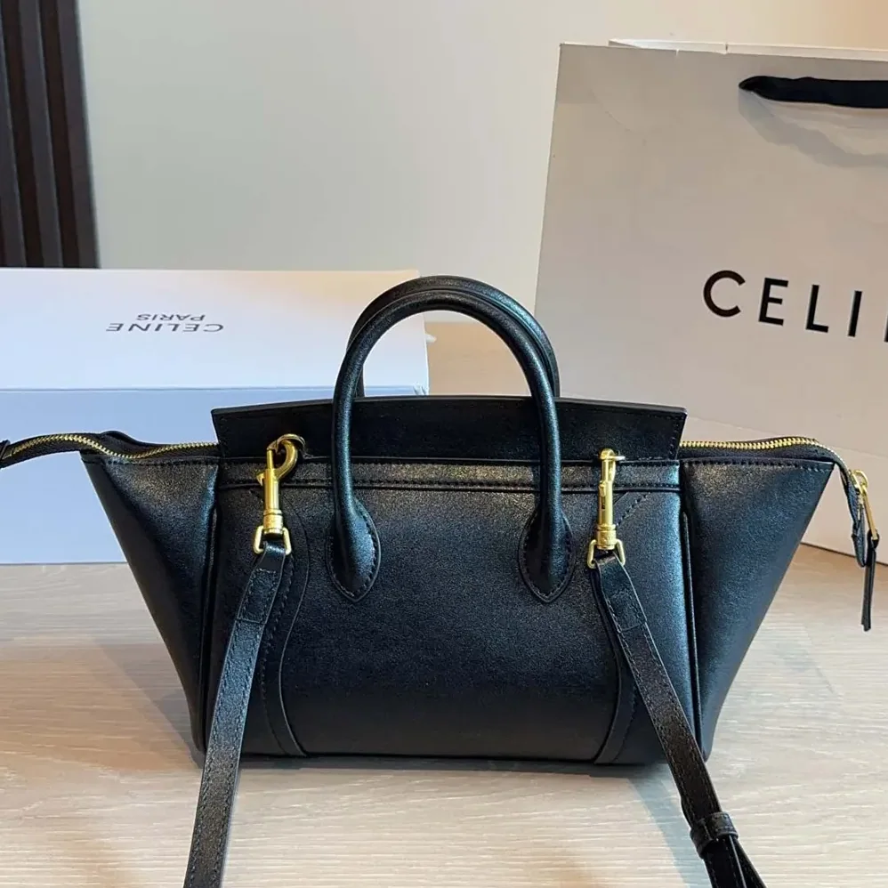 Celine Little Luggage in Grained Calfskin for Women in Black Celine Little Luggage in Grained Calfskin for Women in Black