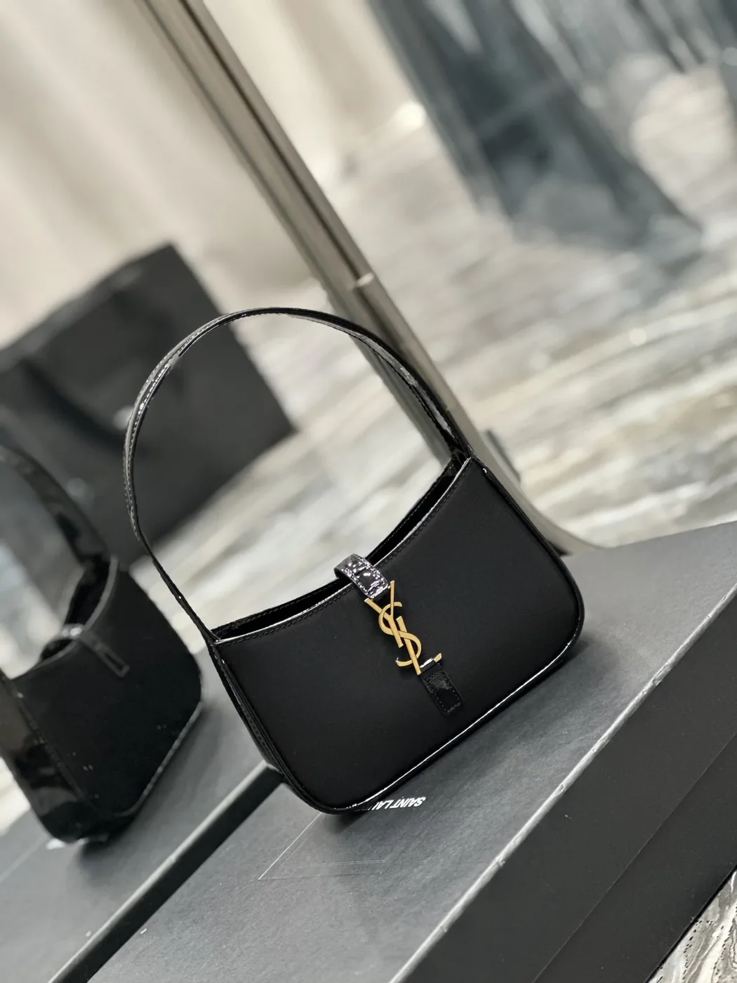 Saint Laurent Joe Backpack Black /