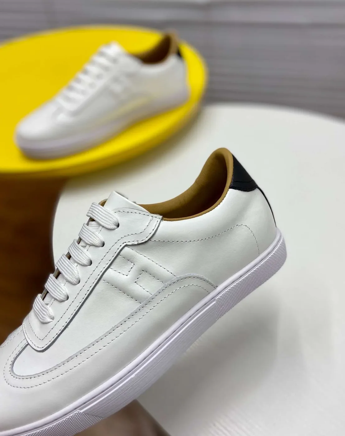 Hermes Quicker Sneaker White Hermes Quicker Sneaker White