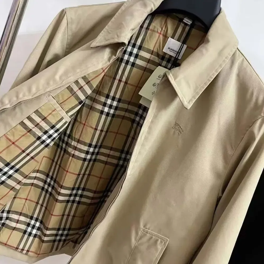 Burberry Gabardine Harrington Jacket for Men