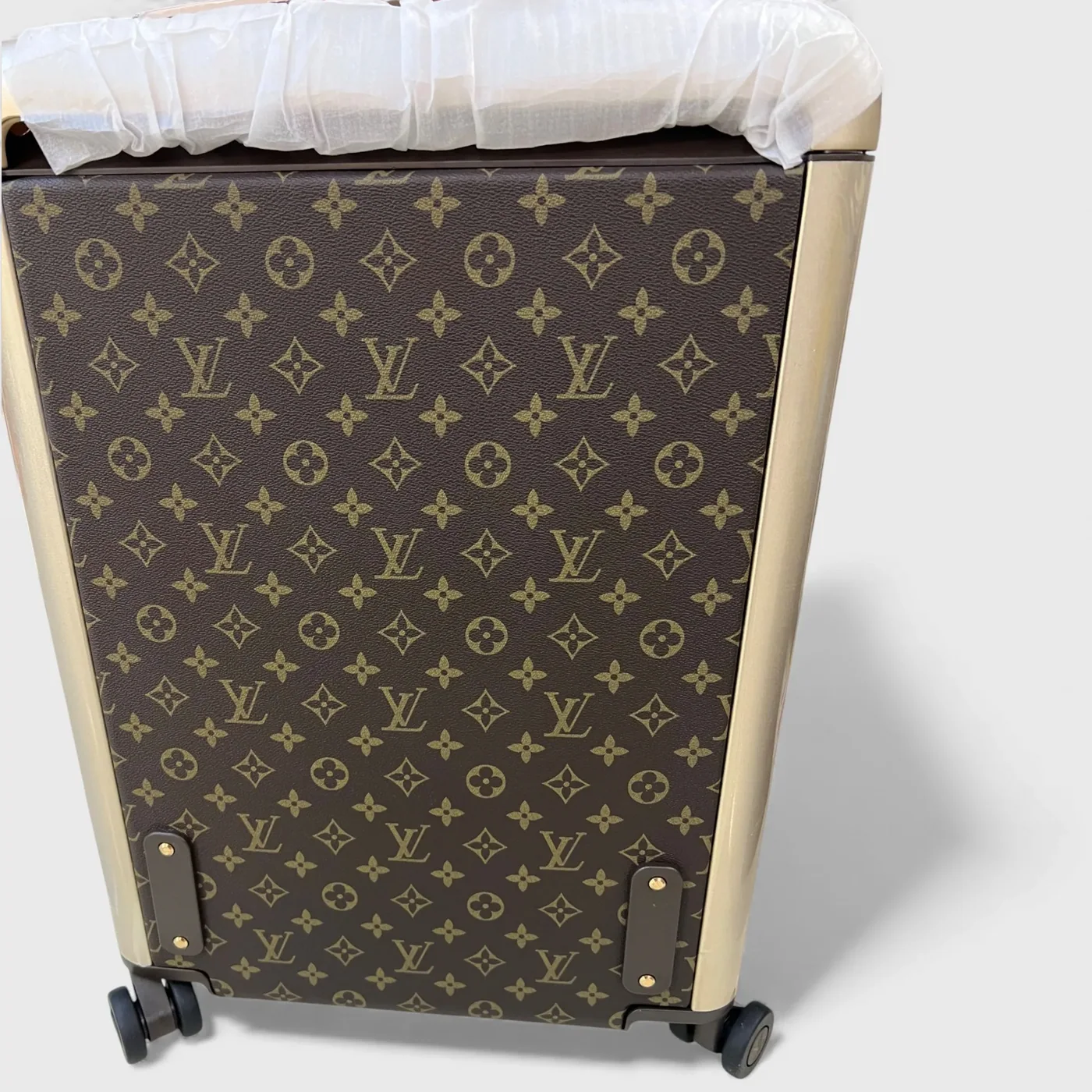 Louis Vuitton Horizon Business Suitcase in Brown Champagne Hardware