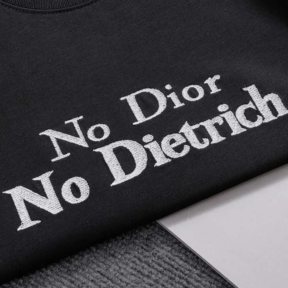 Dior T-Shirt with Pocket Relaxed Fit Gray Cotton Jersey for Men