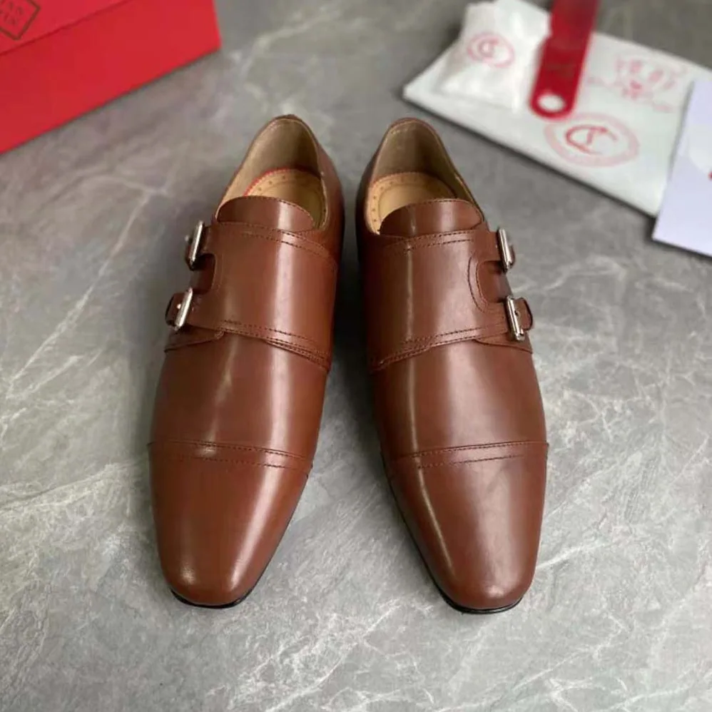 Christian Louboutin Mortimer in Calf Leather for Men in Brown Christian Louboutin Mortimer in Calf Leather for Men in Brown