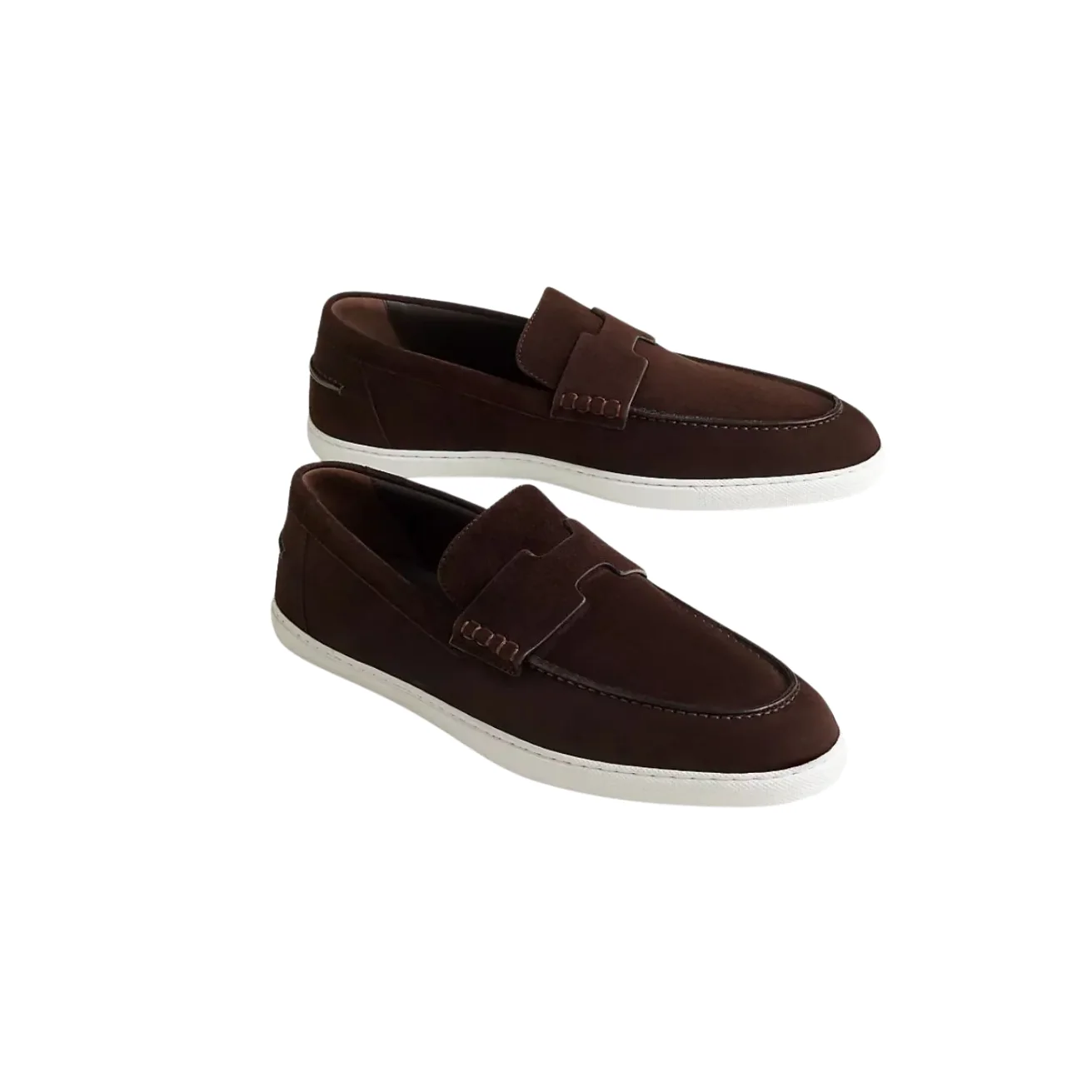 Hermes Job Loafers Marron Ebene Hermes Job Loafers Marron Ebene
