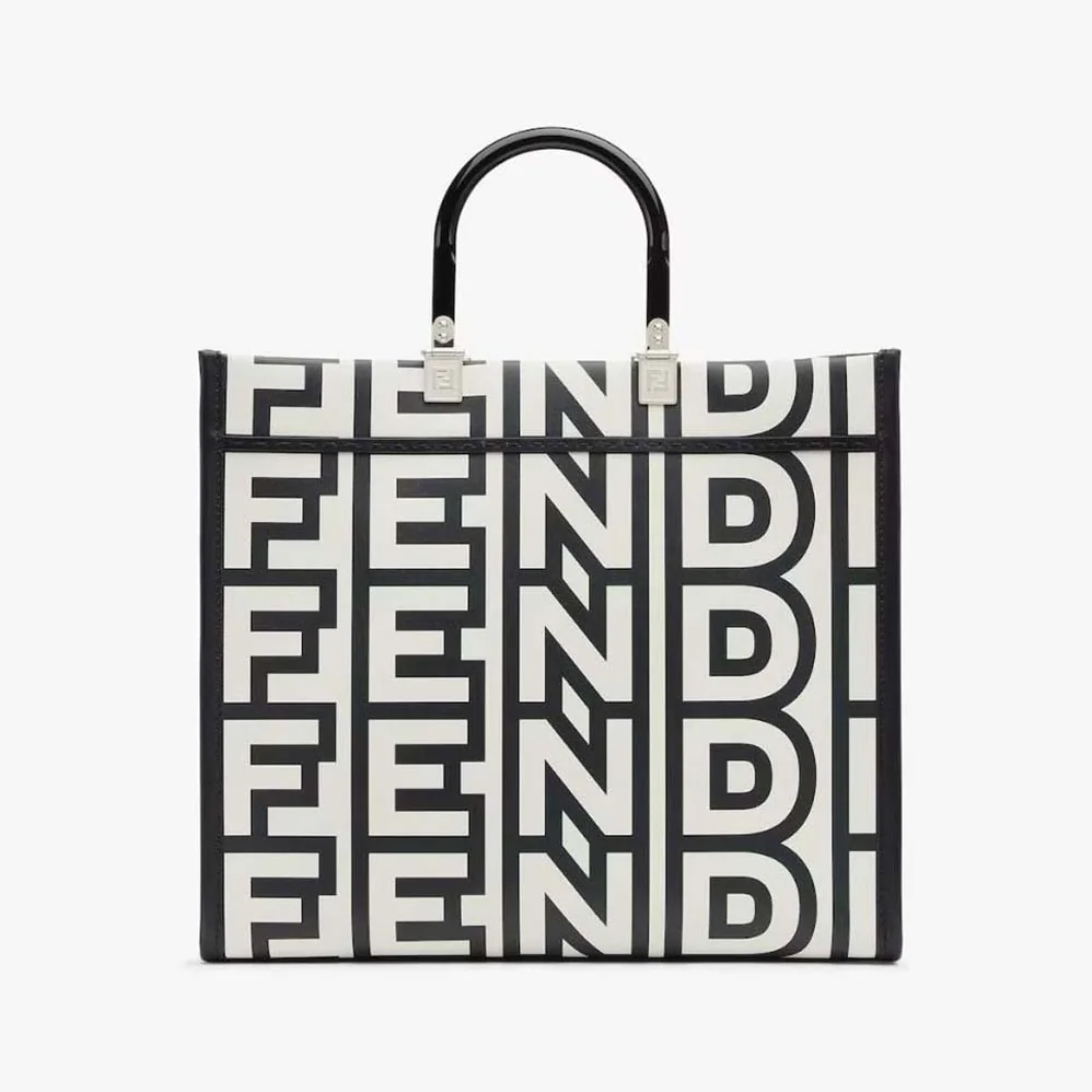 Fendi Sunshine Medium Two-Tone Printed Leather Fendi Roma Capsule Shopper for Women Fendi Sunshine Medium Two-Tone Printed Leather Fendi Roma Capsule Shopper for Women