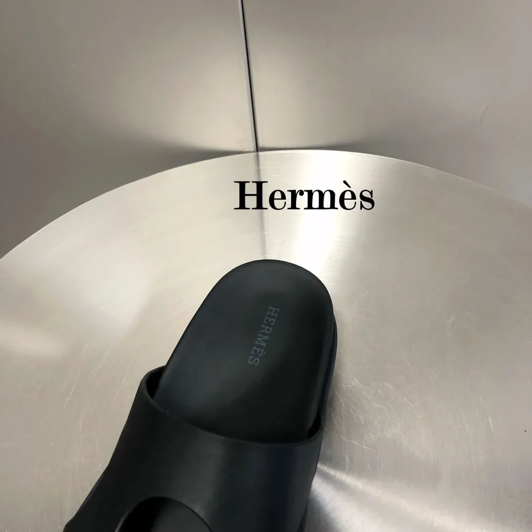 Hermes Edith Sandal Black Hermes Edith Sandal Black