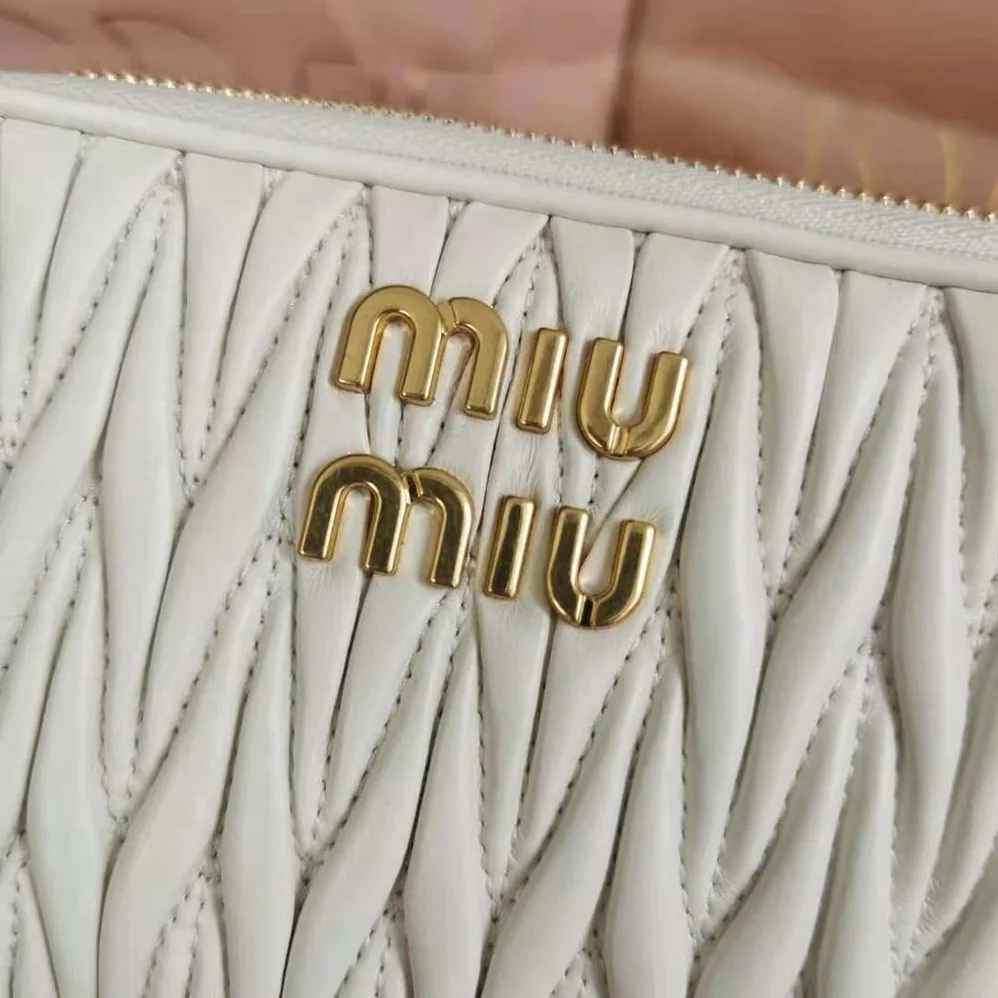 Miu Miu Matelassé Nappa Leather Mini-Bag for Women in White