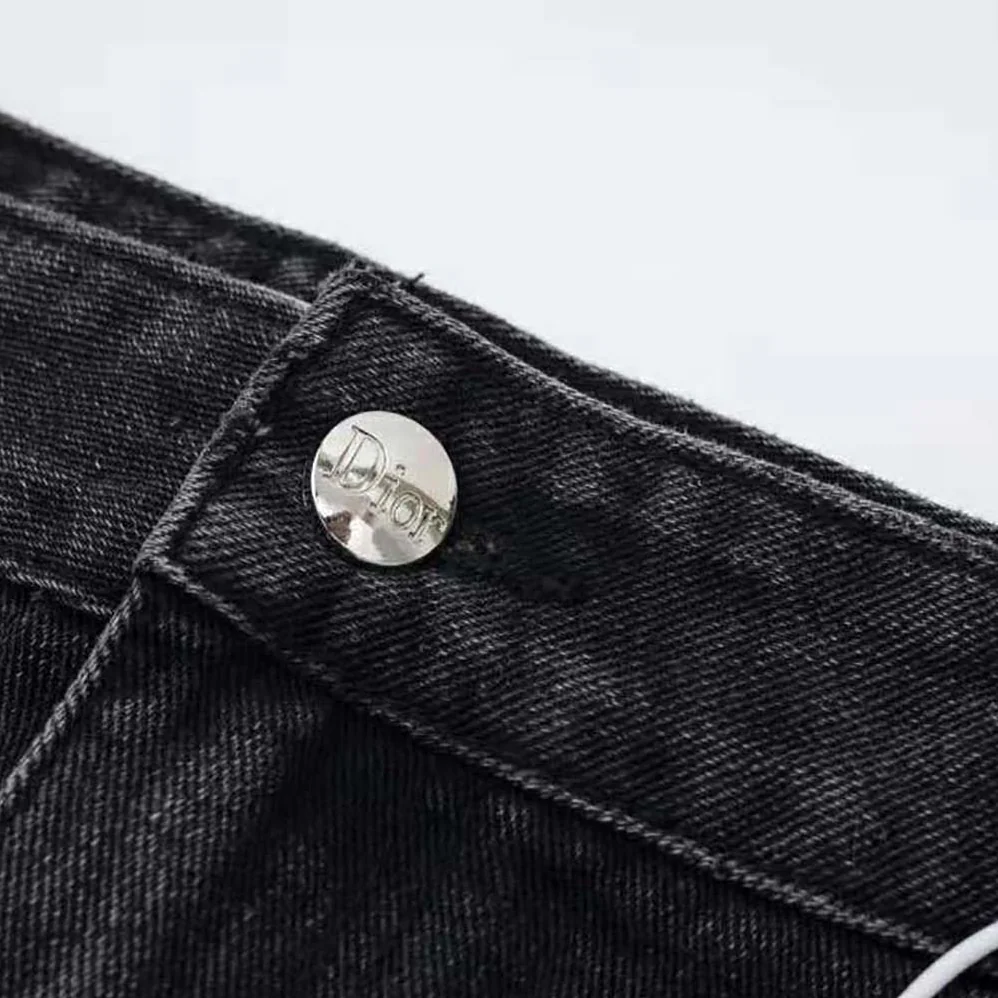 Dior Carpenter Jeans Black Cotton Twill for Men