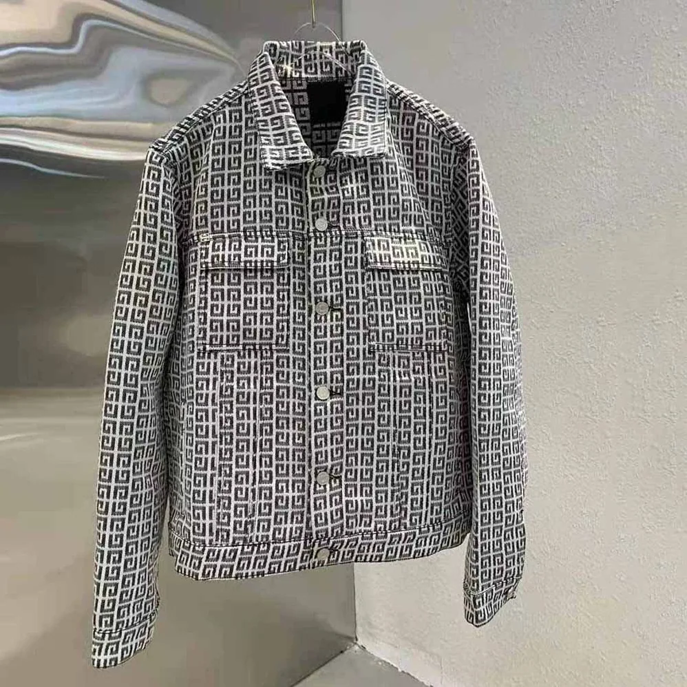 Givenchy Jacket in 4G Denim for Women Givenchy Jacket in 4G Denim for Women