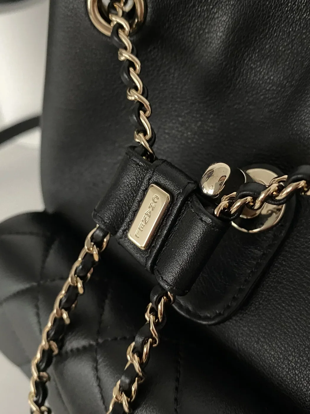 Chanel Duma Backpack in Black Gold Hardware Chanel Duma Backpack in Black Gold Hardware