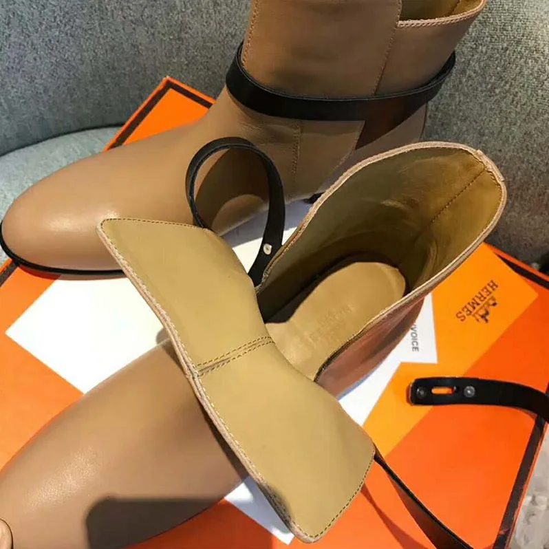 Hermes Shoes Neo Ankle Boot for Women in Brown