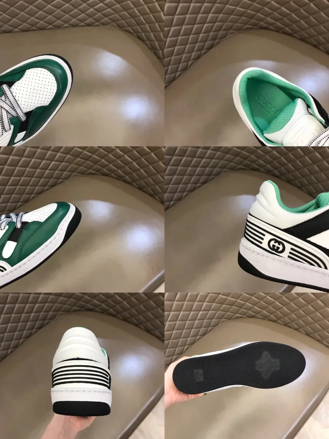 Gucci Basket Sneaker Dark Green for Men