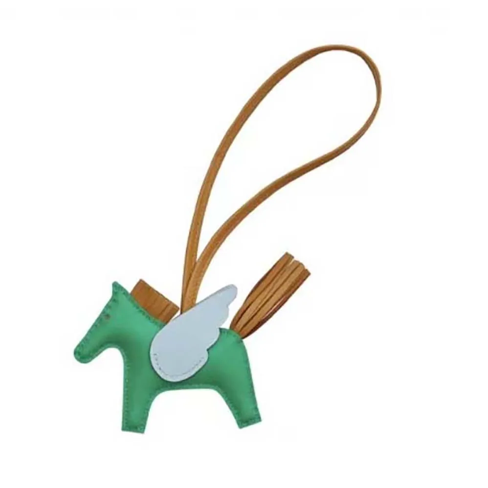 Hermes Rodeo Pegase MM Charm for Unisex in Blue Hermes Rodeo Pegase MM Charm for Unisex in Blue