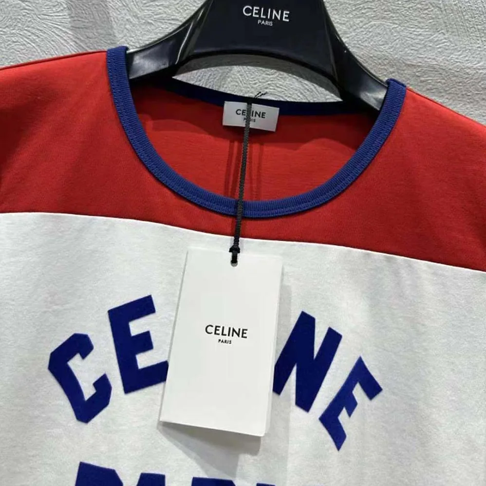Celine Paris 70's T for Men in shirt in Cotton Jersey Celine Paris 70's T for Men in shirt in Cotton Jersey