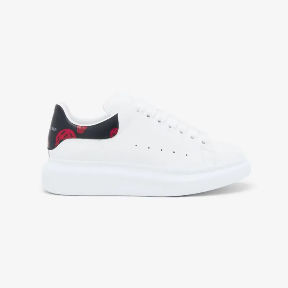 Alexander Mcqueen Oversized Sneaker in White for Unisex in Red Alexander Mcqueen Oversized Sneaker in White for Unisex in Red