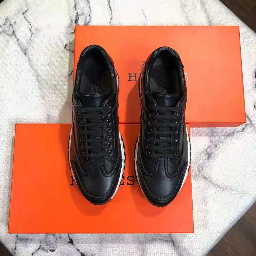 Hermes Trail sneaker in Calfskin for Women in Black Hermes Trail sneaker in Calfskin for Women in Black