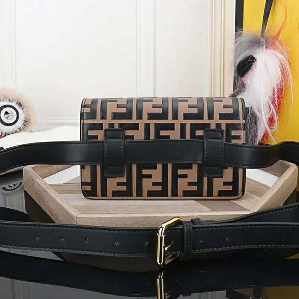 Fendi Belt Bag in Calf Leather for Women in Brown