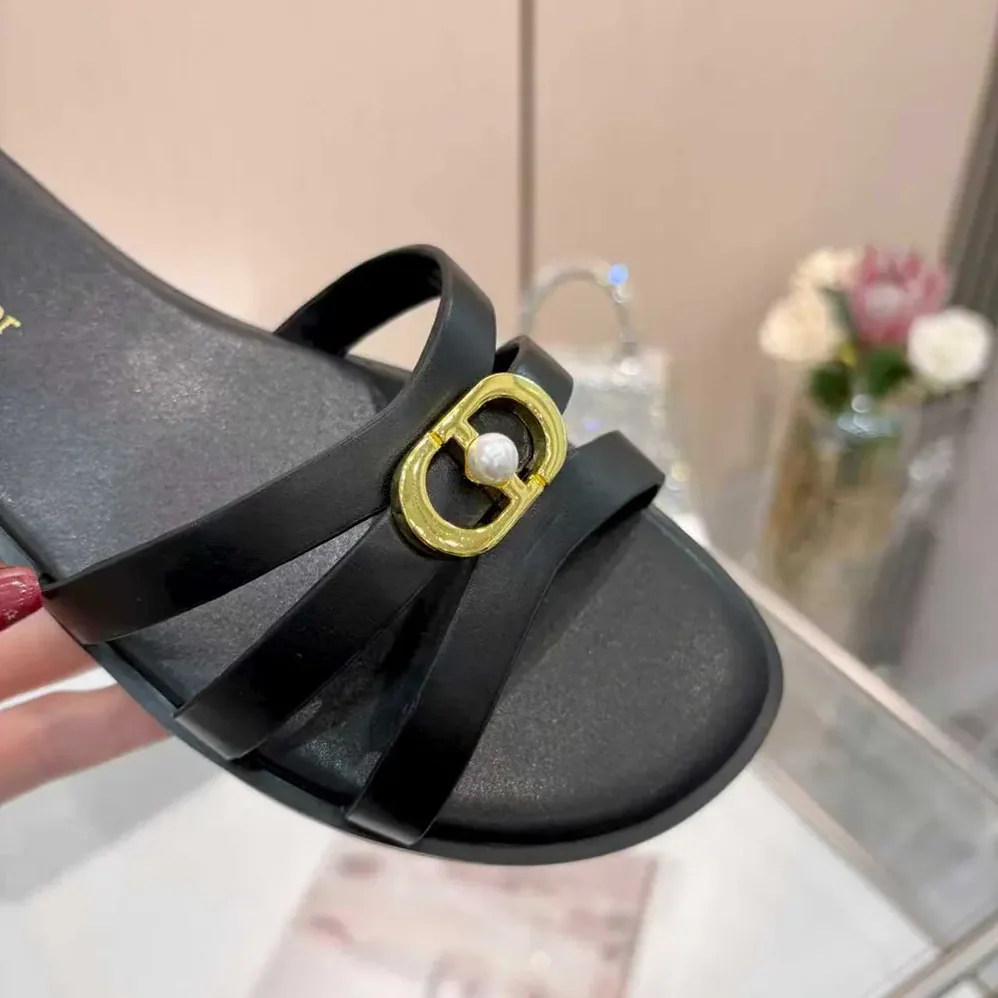Dior 30M Slide Black Calfskin for Women Dior 30M Slide Black Calfskin for Women