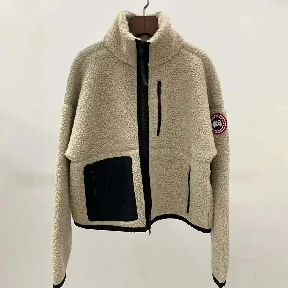 Canada Goose Beige Simcoe Fleece Jacket for Women