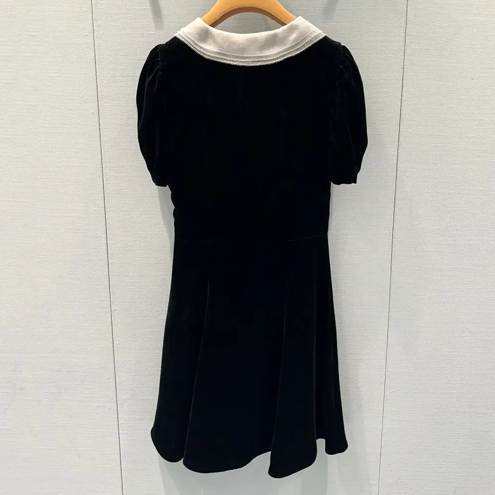 Miu Miu Velvet Minidress MF5217_10BA_F0002_S_OOO for Women Miu Miu Velvet Minidress MF5217_10BA_F0002_S_OOO for Women