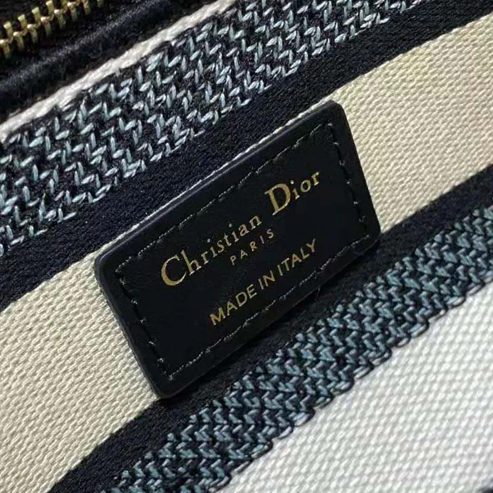 Dior Medium Lady D-lite Bag White Multicolor Étoile de Voyage Embroidery for Women Dior Medium Lady D-lite Bag White Multicolor Étoile de Voyage Embroidery for Women