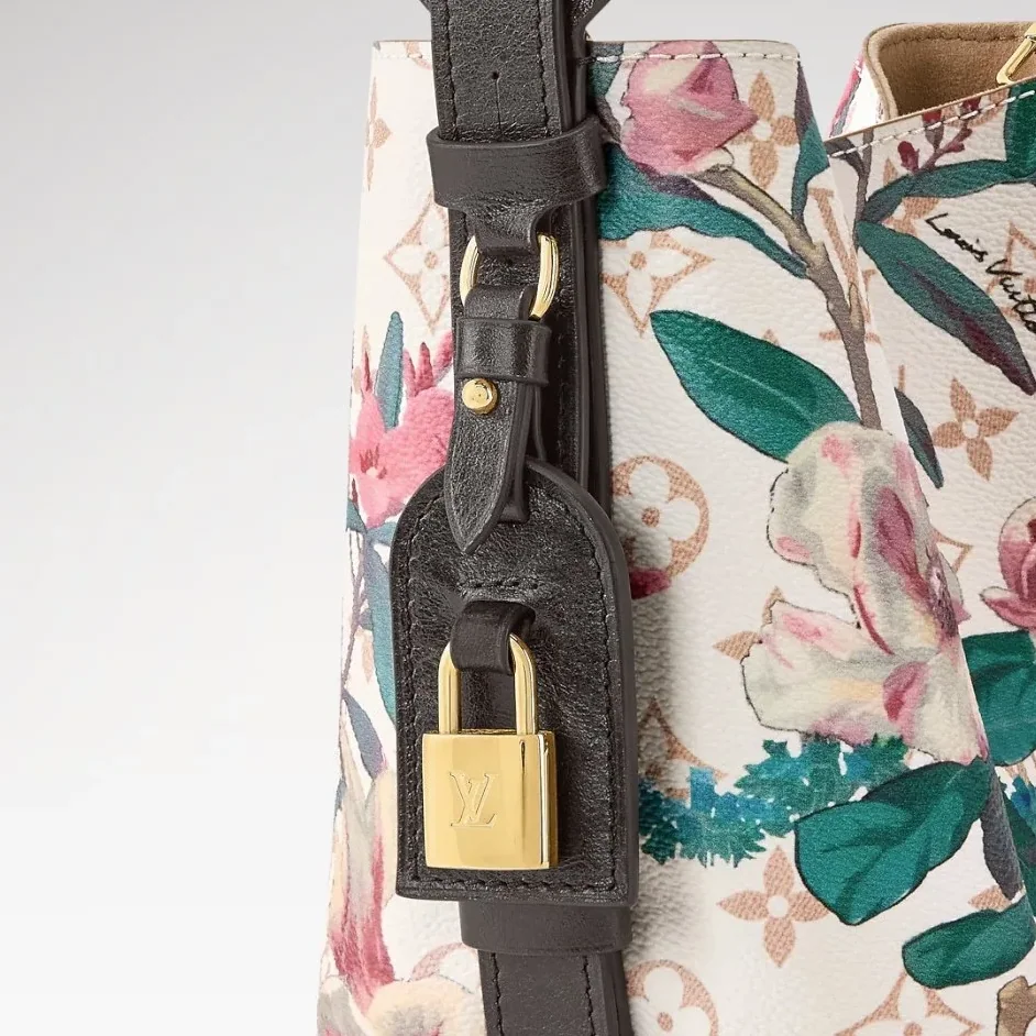 Louis Vuitton All In BB Bucket Bag in Monogram Dune Gold Hardware