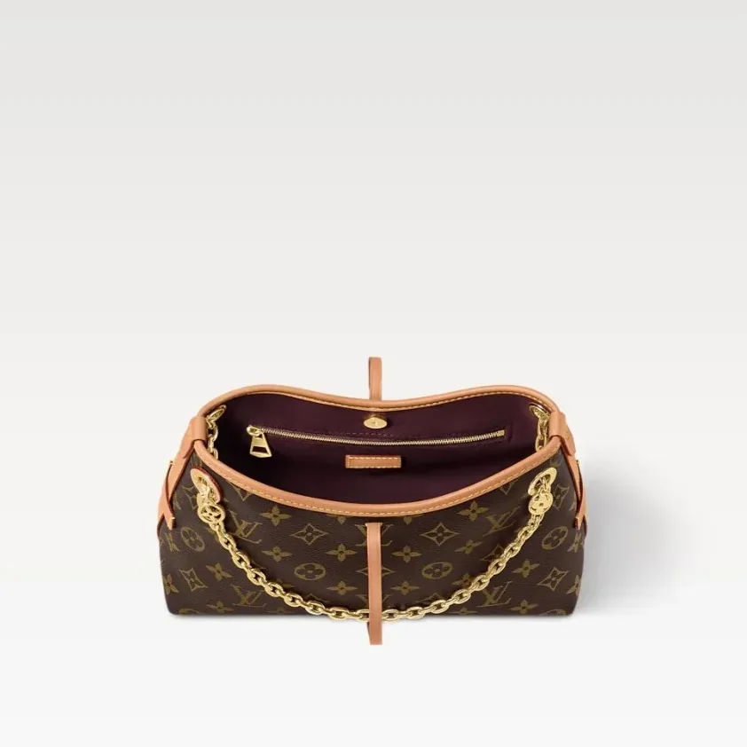 Louis Vuitton CarryAll BB Shoulder Bag in Monogram Brown