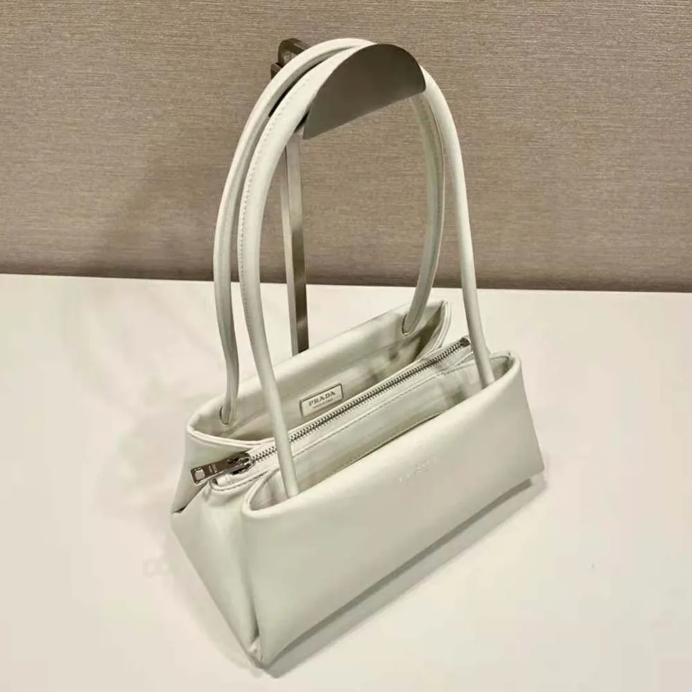 Prada Small Leather Bag for Women in White