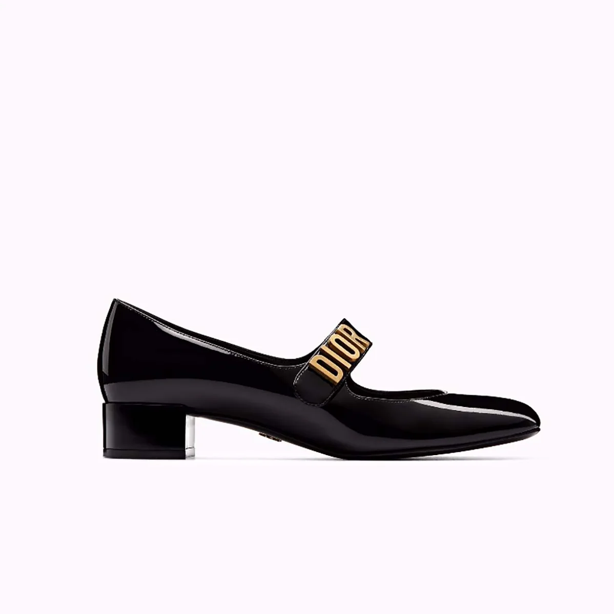 Dior Dior Baby-D Ballet Pump Black Patent Calfskin for Women
