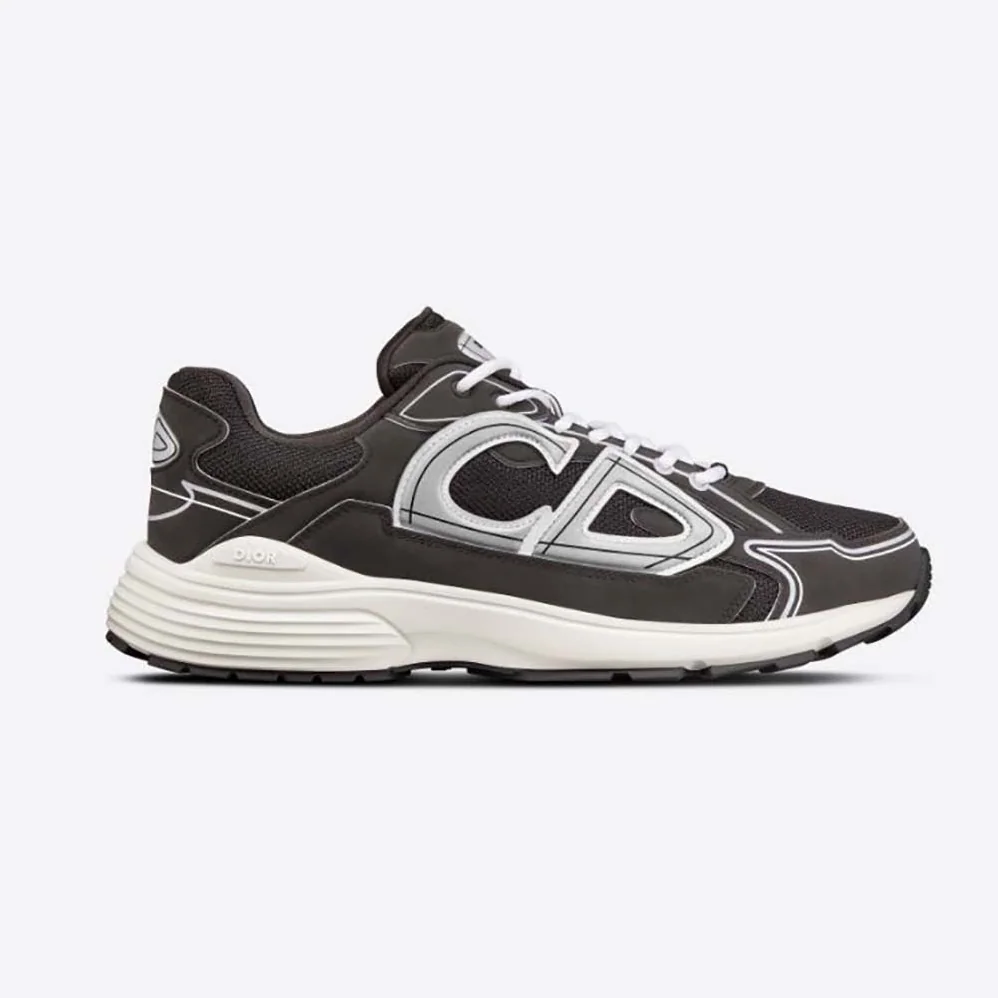 Dior B30 Sneaker Black Mesh and Technical Fabric for Men Dior B30 Sneaker Black Mesh and Technical Fabric for Men