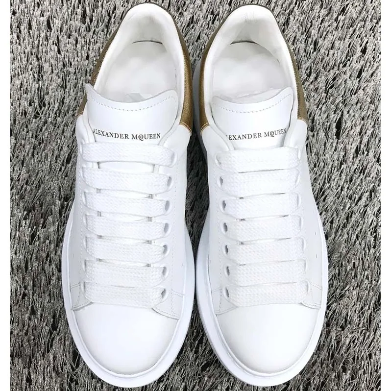 Alexander Mcqueen Oversized Sneaker Shoes for Men in Gold