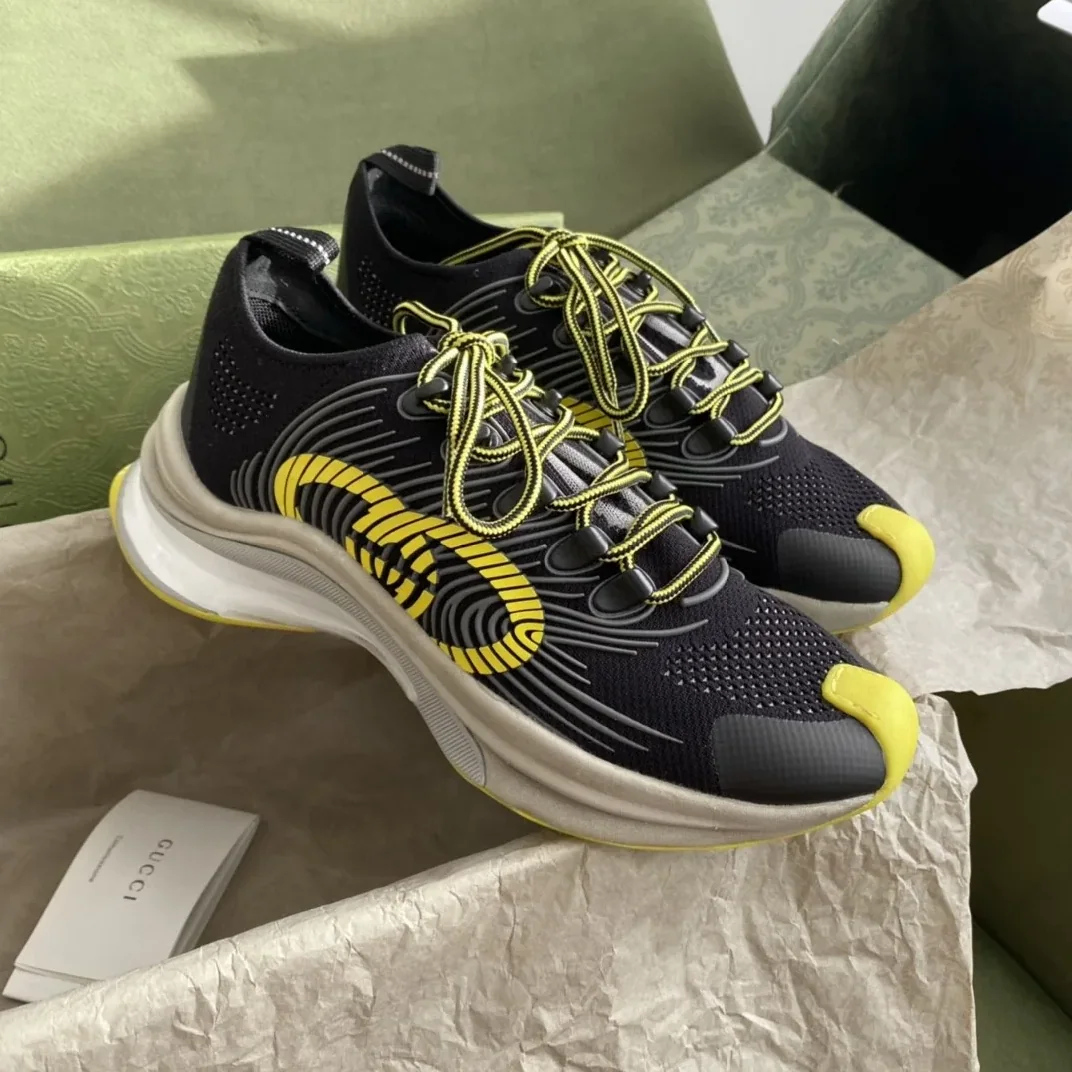 Gucci Run Sneaker Black for Men Gucci Run Sneaker Black for Men