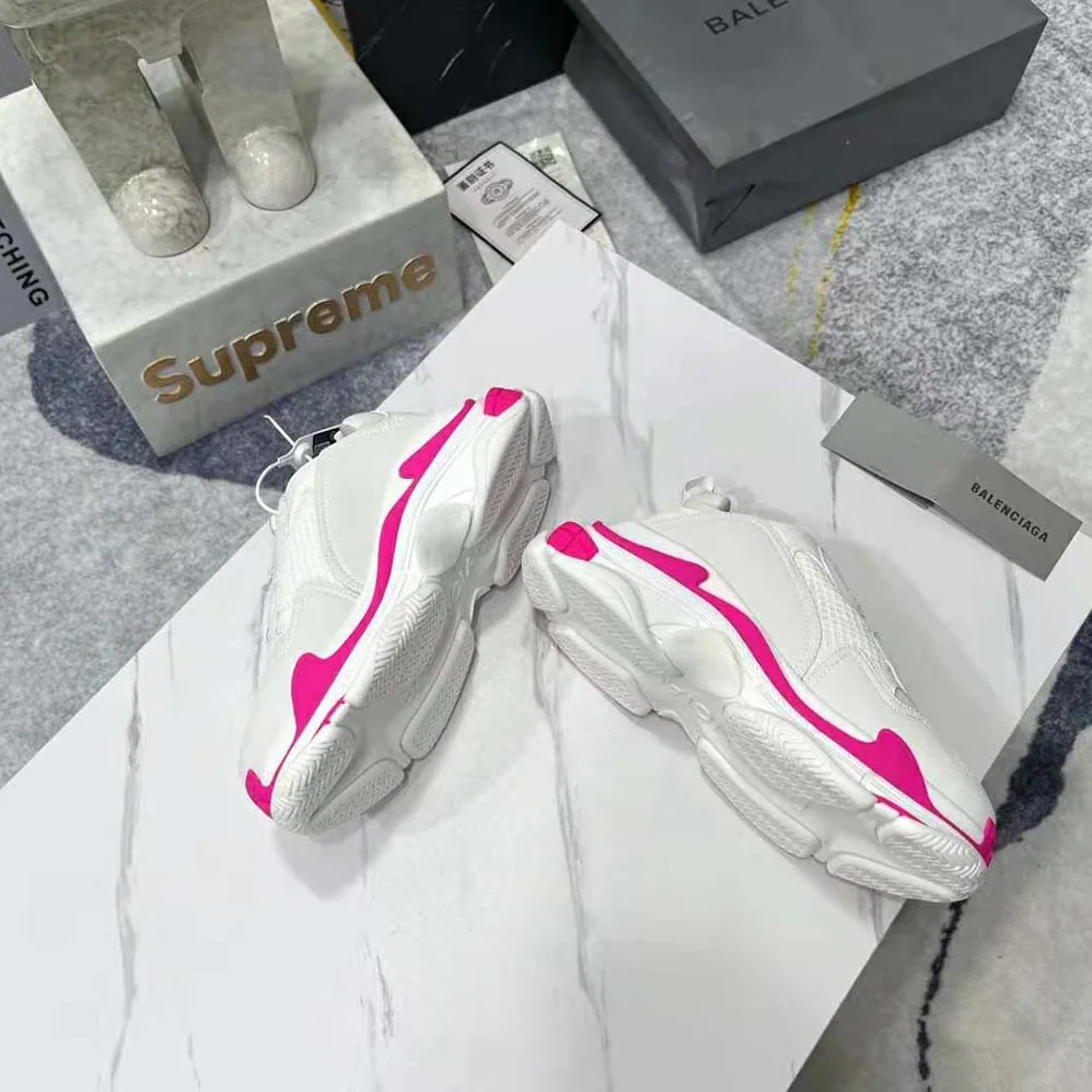 Balenciaga Triple S Sneaker in Fluo Pink for Women