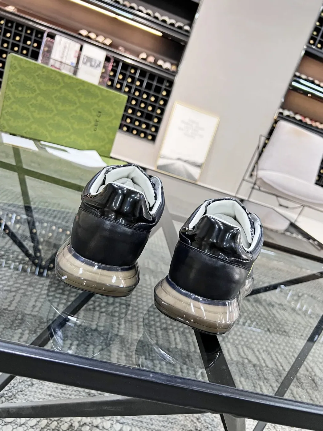 Gucci x Adidas GG Sneakers With Web Black for Men Gucci x Adidas GG Sneakers With Web Black for Men