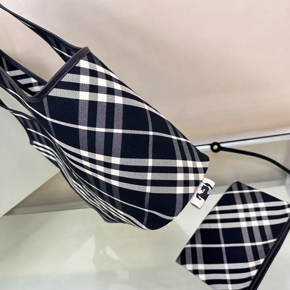 Burberry Small Check Tote for Women
