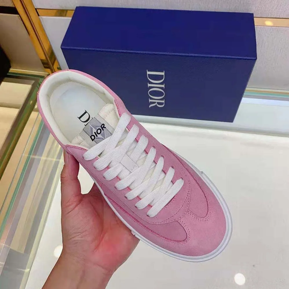 Dior B101 Sneaker Pink Nubuck Calfskin for Men Dior B101 Sneaker Pink Nubuck Calfskin for Men